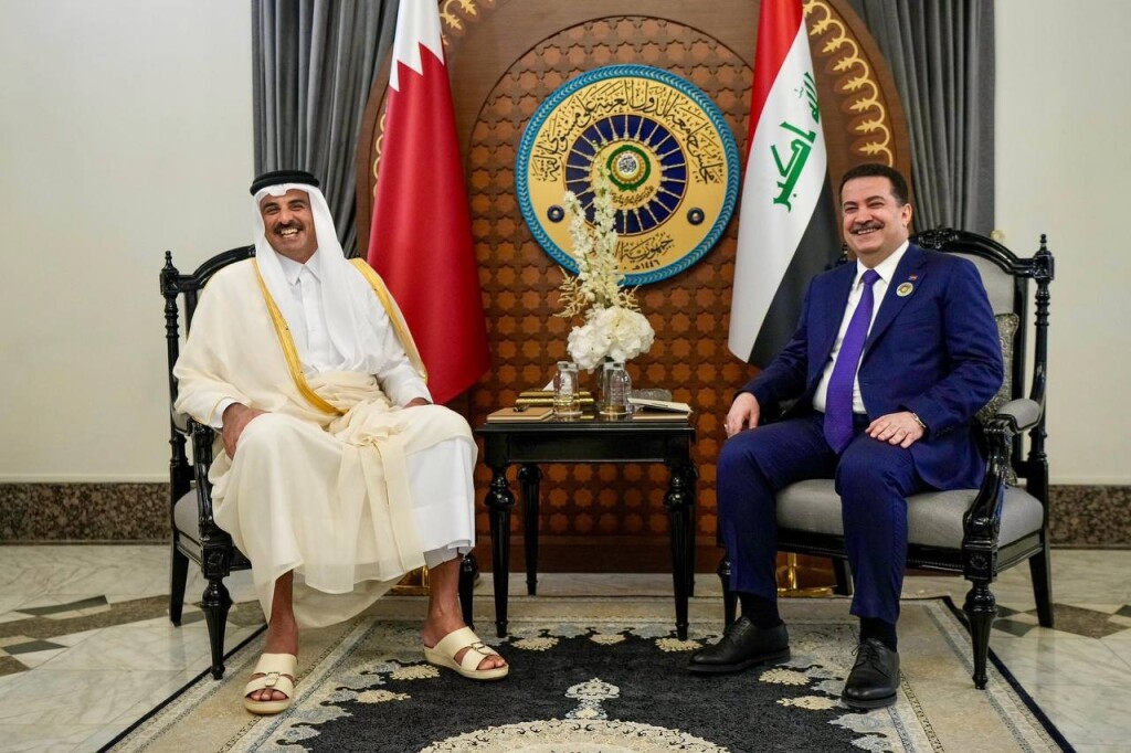 Başbakan Sudani ile Katar Emiri, Bağdat’ta ikili ilişkileri görüştü