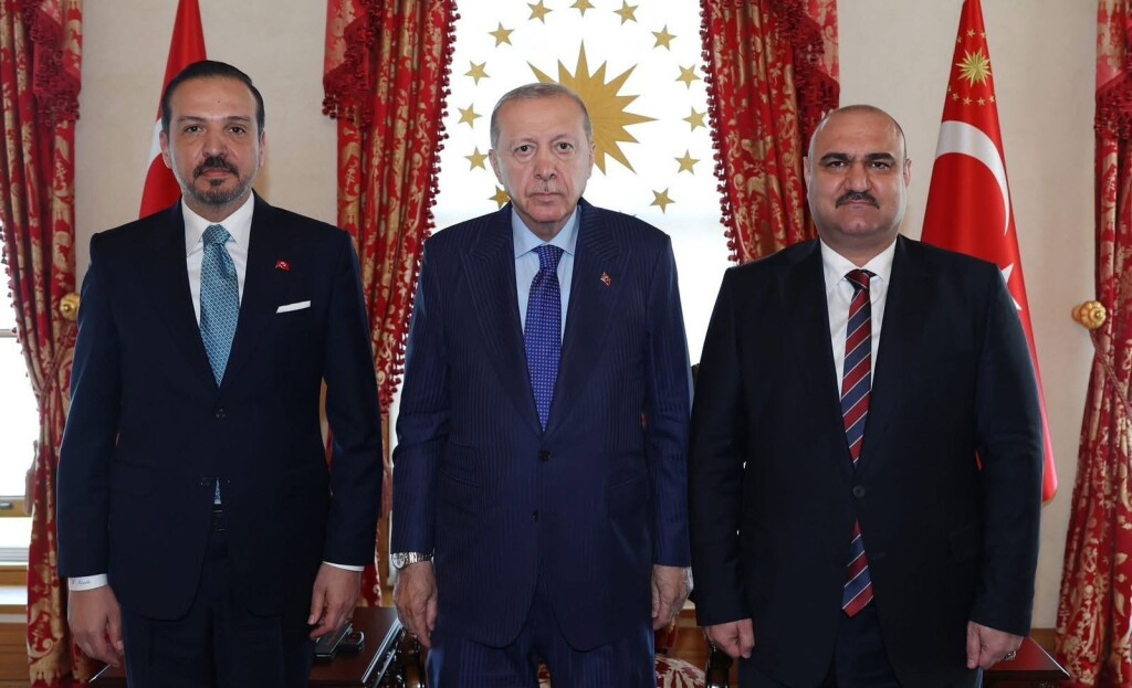 Türkiye Cumhurbaşkanı Recep Tayyip Erdoğan, Kerkük Valisi ve ITC Başkanı Mehmet Seman Ağa’yı kabul etti