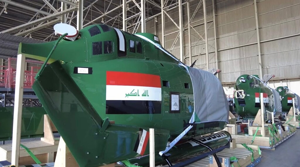 Irak Savunma Bakanlığı, ABD’den 8 yeni “Bell 505” helikopter teslim aldı