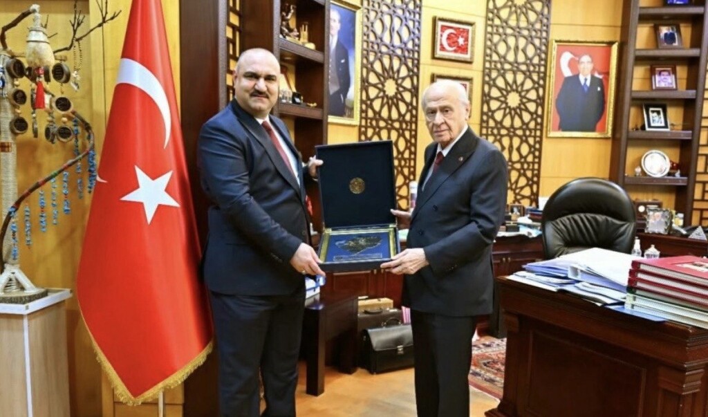 MHP Genel Başkanı Bahçeli,  Kerkük Valisi Ağa’yı kabul etti