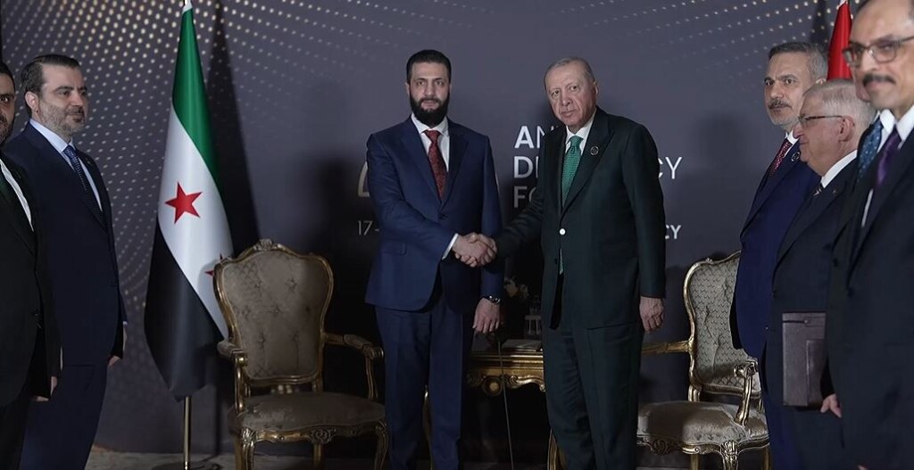 Türkiye Cumhurbaşkanı Erdoğan, Suriye Cumhurbaşkanı Şara ile görüştü