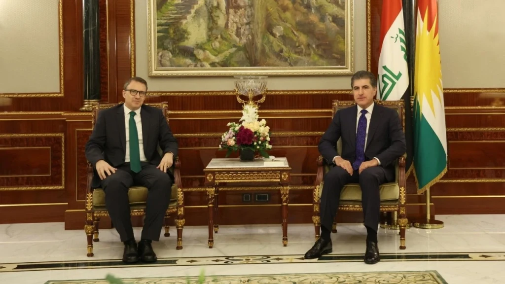 Türkiye'nin Bağdat Büyükelçisi İnan, IKBY Başkanı Neçirvan Barzani ile görüştü
