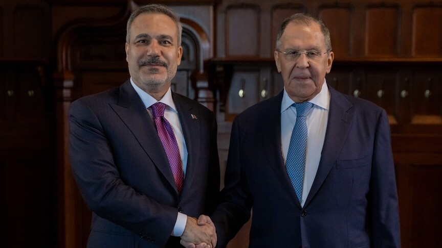 Türkiye Dışişleri Bakanı Hakan Fidan ve Rusya Dışişleri Bakanı Sergey Lavrov, Moskova'da bir araya geldi
