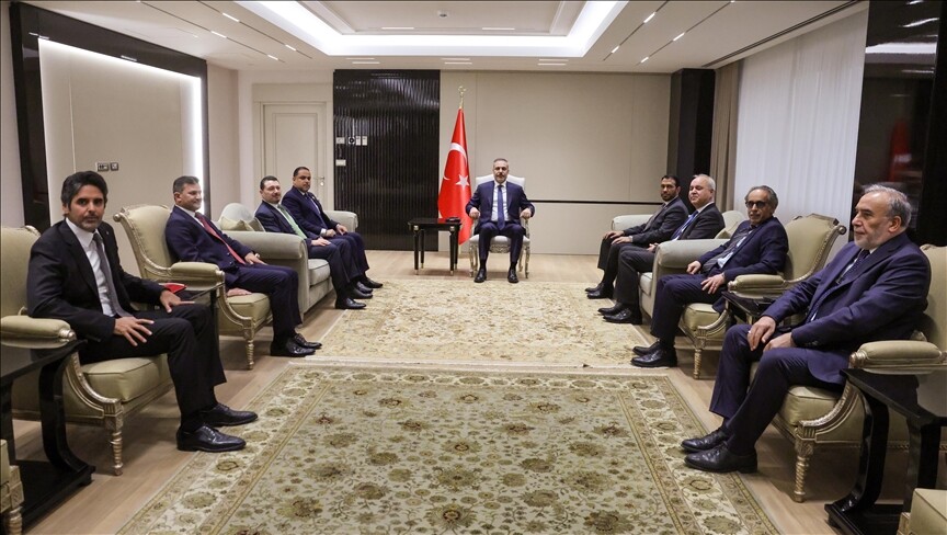 Türkiye Dışişleri Bakanı Fidan, KİK üyesi ülkelerin ve Ürdün'ün büyükelçilerini kabul etti