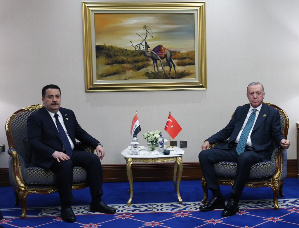 Başbakan Sudani, Türkiye Cumhurbaşkanı Erdoğan ile bir araya geldi