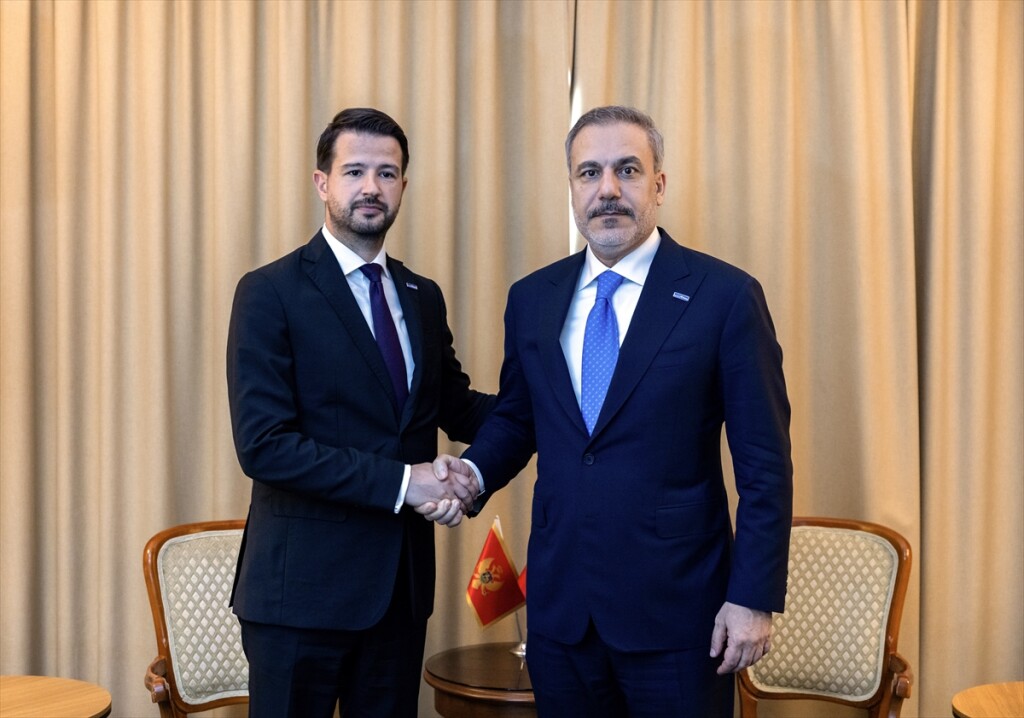 Türkiye Dışişleri Bakanı Hakan Fidan, Karadağ Cumhurbaşkanı Milatovic ile görüştü