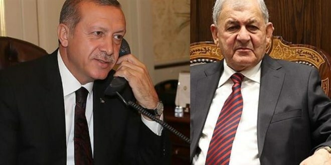 Türkiye Cumhurbaşkanı Erdoğan, Irak Cumhurbaşkanı Reşid ile görüştü
