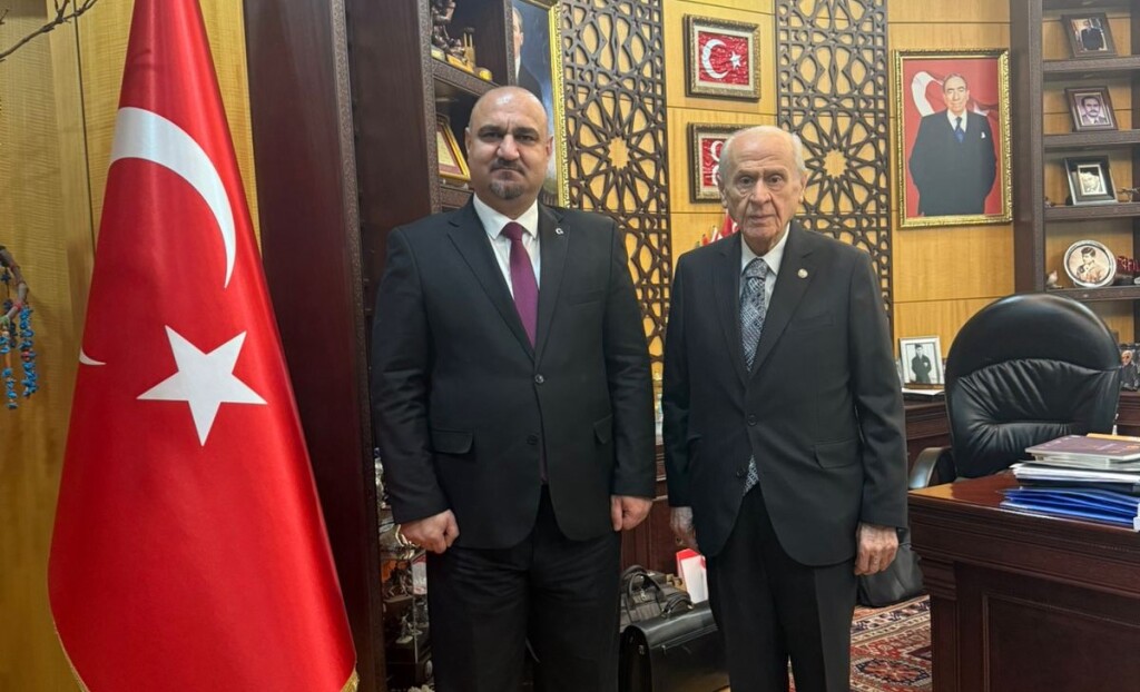 ITC Genel Başkanı Ağa ile MHP Genel Başkanı Bahçeli bir araya geldi