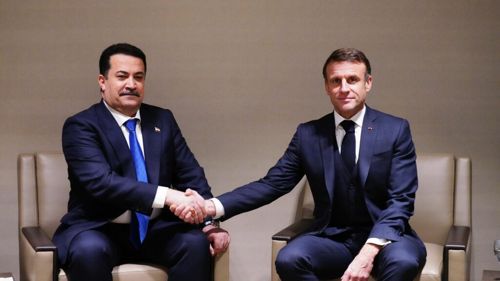 Başbakan Sudani, Fransa Cumhurbaşkanı Macron ile görüştü