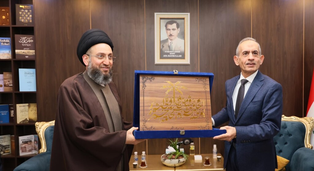 ITC Genel Başkanı Turan ve Irak Ulusal Hikme Hareketi lideri Ammar Hekim bir araya geldi
