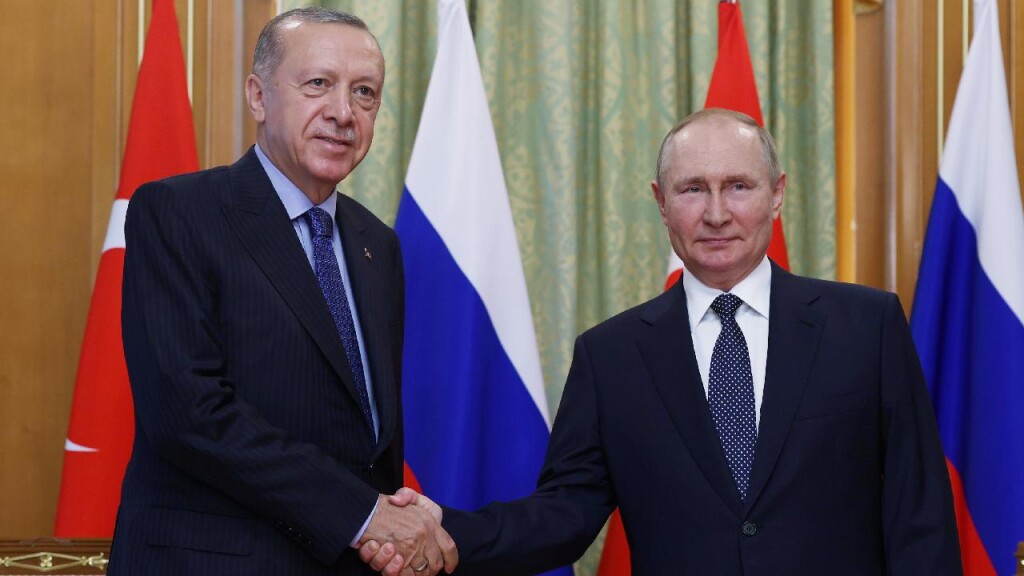 Türkiye Cumhurbaşkanı Erdoğan Putin ile görüştü