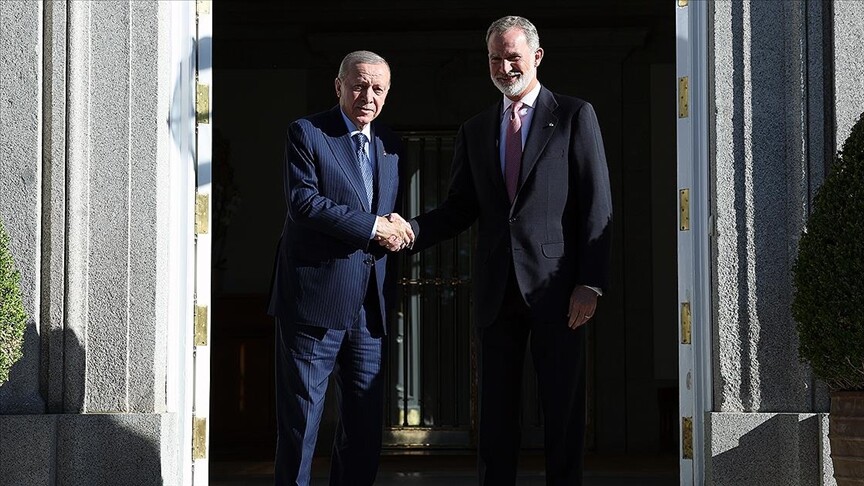 Türkiye Cumhurbaşkanı Erdoğan, İspanya Kralı 6. Felipe ile görüştü