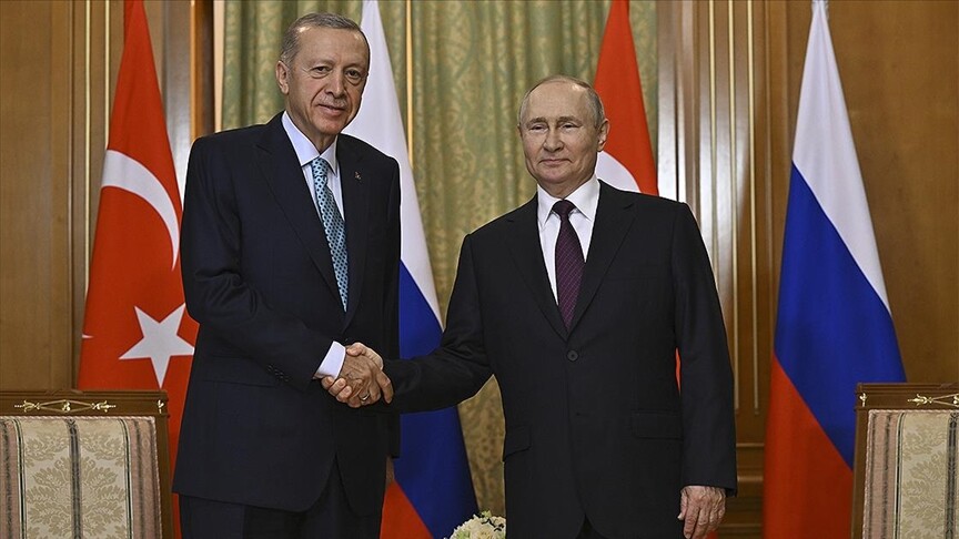 Türkiye Cumhurbaşkanı Erdoğan, Rusya Devlet Başkanı Putin ile telefonda görüştü