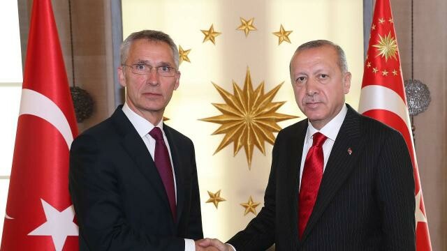 Erdoğan, Stoltenberg İle Görüştü