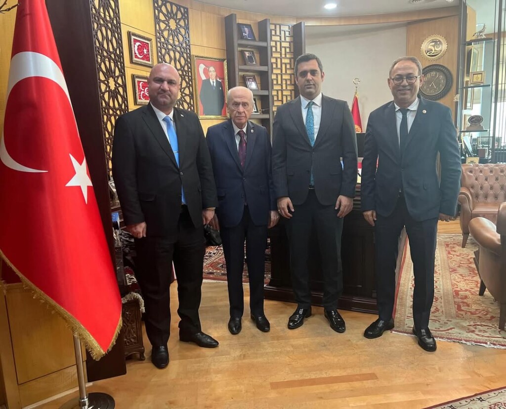 Irak Türkmen Cephesi’nden Bahçeli’ye ziyaret