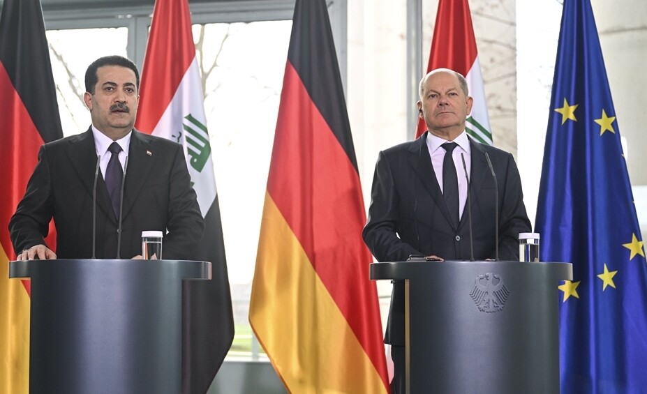 Başbakan Sudani, Alman mevkidaşı ile bir araya geldi