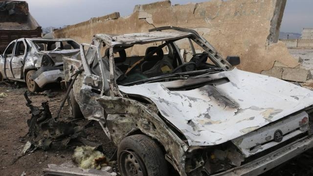 Terör örgütü PKK/YPG'den Afrin'e Füze Saldırısı