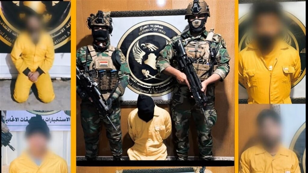 Kerkük'te DEAŞ'in 'Divan el-Cund' ve Güvenlik Birimleri Altında Faaliyet Gösteren 8 Terörist Gözaltına Alındı