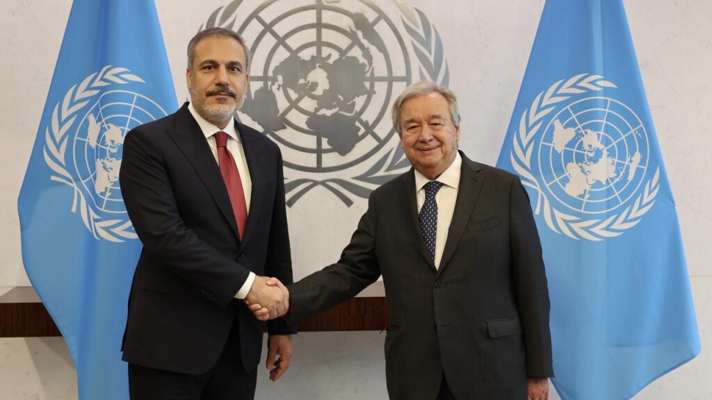 Bakan Fidan, BM Genel Sekreteri Guterres ile görüştü