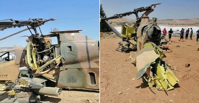 Tuzhurmatu’da Irak Hava Kuvvetlerine ait askeri helikopter düştü