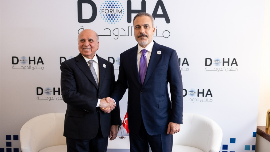 Bakan Fidan, Doha'da Irak Başbakan Yardımcısı ve Dışişleri Bakanı Hüseyin ile görüştü