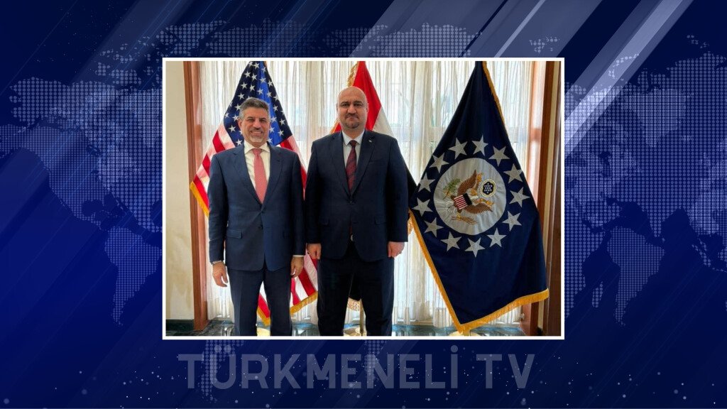 ITC Genel Başkanı Mehmet Seman Ağa, ABD'nin Bağdat Büyükelçiliği Maslahatgüzarı Steven Fagin ile bir arya geldi