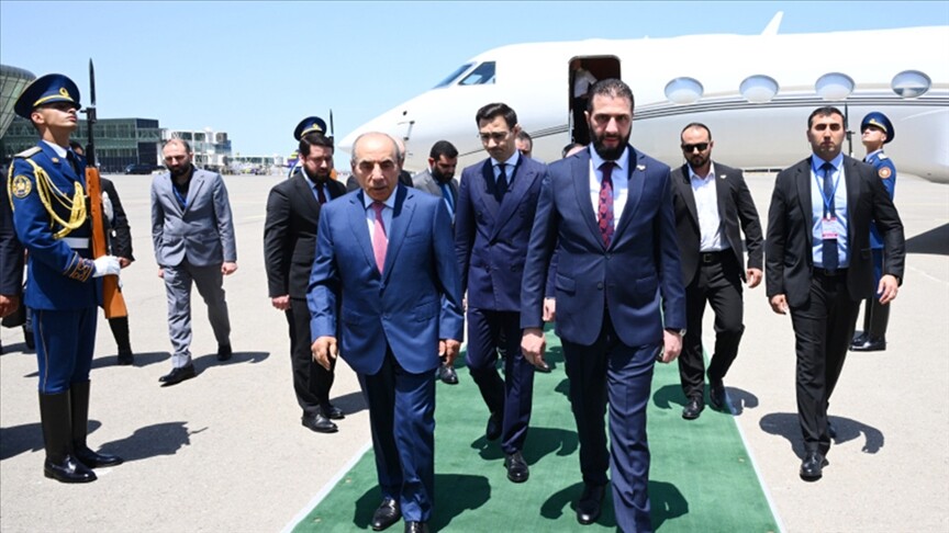 Suriye Cumhurbaşkanı Şara, Azerbaycan'da