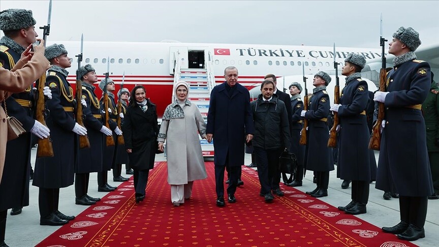 Türkiye Cumhurbaşkanı Erdoğan Tataristan'da