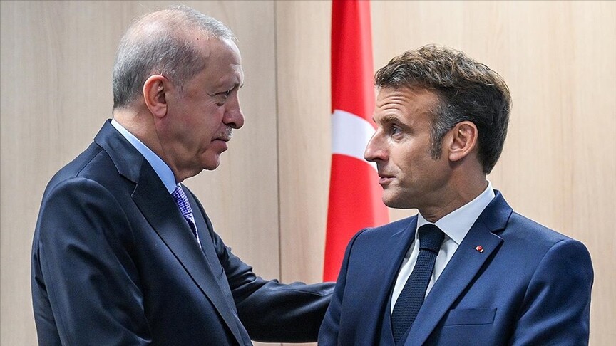 Cumhurbaşkanı Erdoğan, Fransa Cumhurbaşkanı Macron ile telefonda görüştü