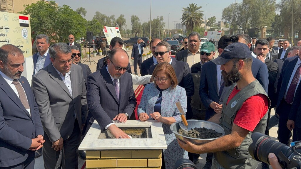 Bağdat’ta 12 dönümlük Türk parkının temeli atıldı