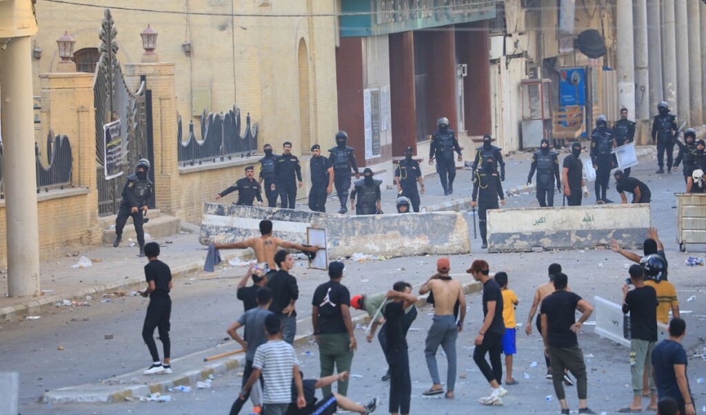 Sadr Destekçilerinin Bağdat'taki Protestosunda 133 Kişinin Yaralandığı Açıklandı