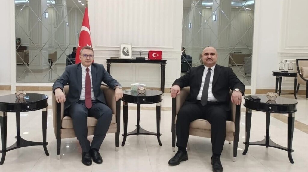 ITC Genel Başkanı Ağa, Büyükelçi İnan ile Bağdat'ta bir araya geldi