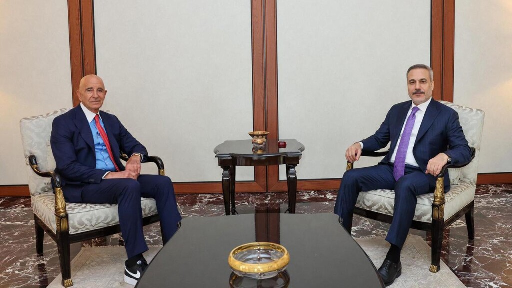 Bakan Fidan, ABD'nin Ankara Büyükelçisi Barrack'ı kabul etti