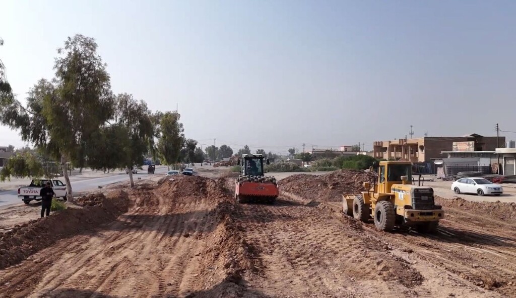 Telafer çevre yolu projesinde çalışmaların bir kısmı durdu