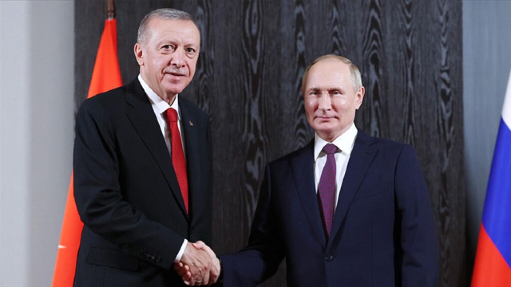 Türkiye Cumhurbaşkanı Erdoğan, Rusya Devlet Başkanı Putin'le görüştü