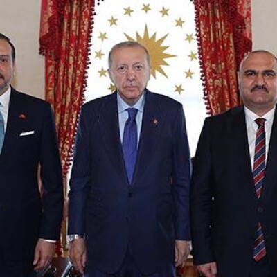 Türkiye Cumhurbaşkanı Recep Tayyip Erdoğan, Kerkük Valisi ve ITC Başkanı Seman Ağa’yı kabul etti