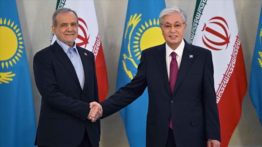 Kazakistan ile İran arasında 8 işbirliği anlaşması imzalandı