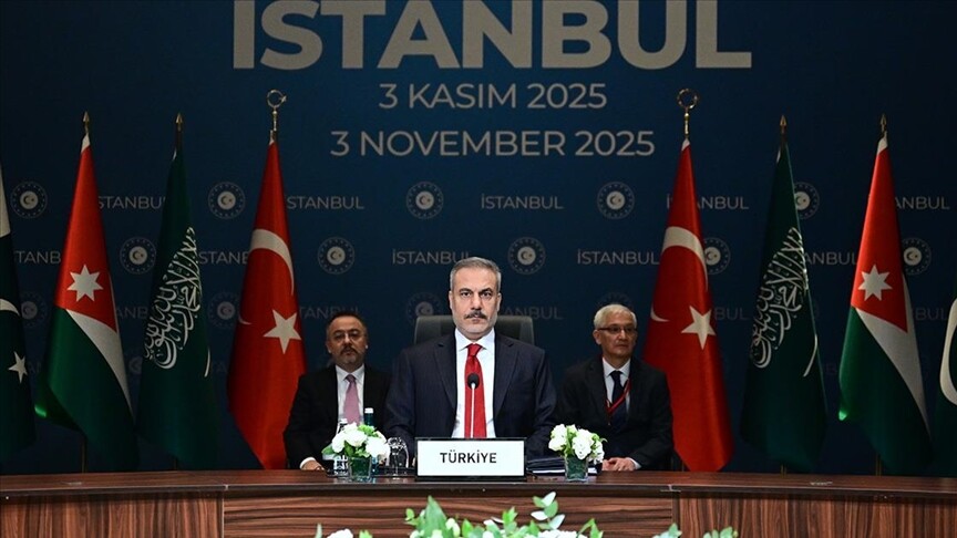 Türkiye Dışişleri Bakanı Fidan'ın ev sahipliğindeki Gazze konulu toplantı başladı