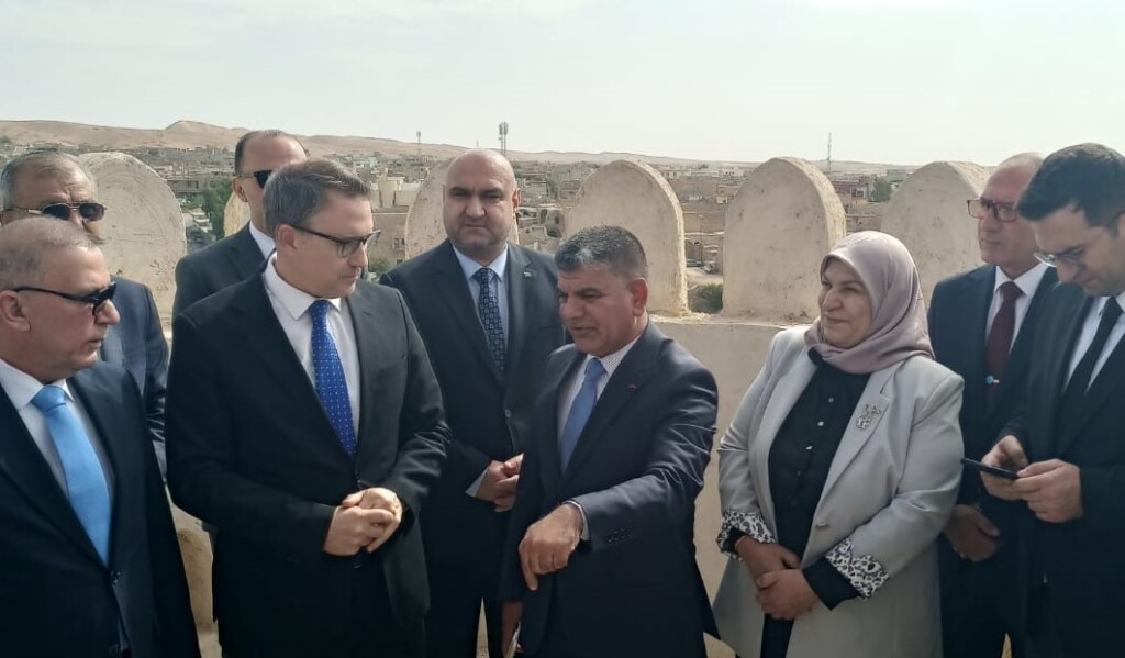 Türkiye'nin Bağdat Büyükelçisi Anıl Bora İnan, Telafer Kalesi'ni ziyaret etti