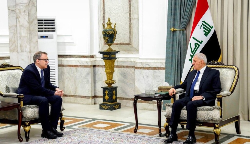 Cumhurbaşkanı Reşid, Türkiye’nin Bağdat Büyükelçisi İnan'ı kabul etti