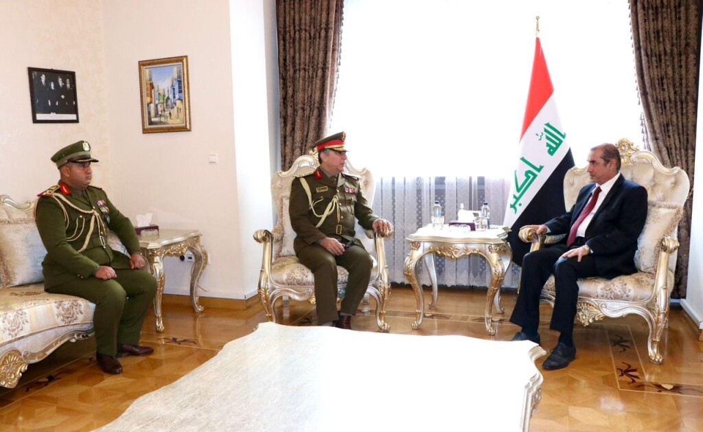 Irak’ın Ankara Büyükelçisi Lecmavi, yeni atanan askeri ataşeyi kabul etti