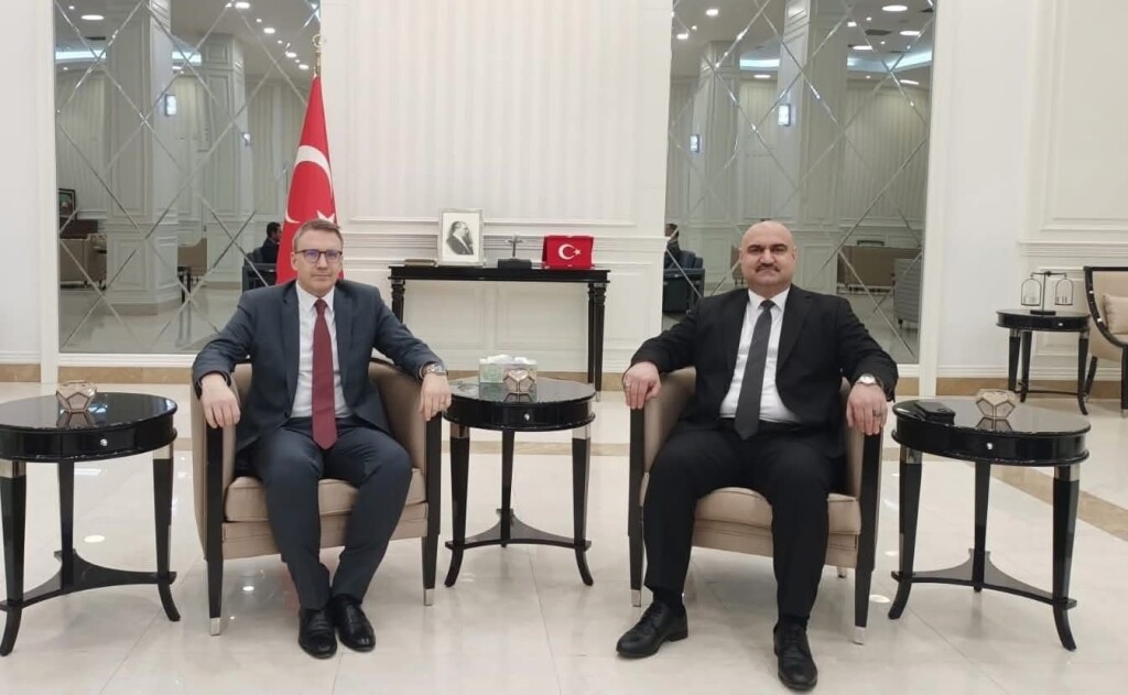 ITC Genel Başkanı Ağa, Büyükelçi İnan ile Bağdat'ta bir araya geldi