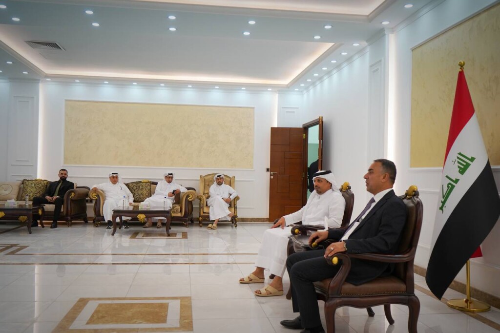 Katar heyeti, Kalkınma Yolu Projesi için Bağdat'ta