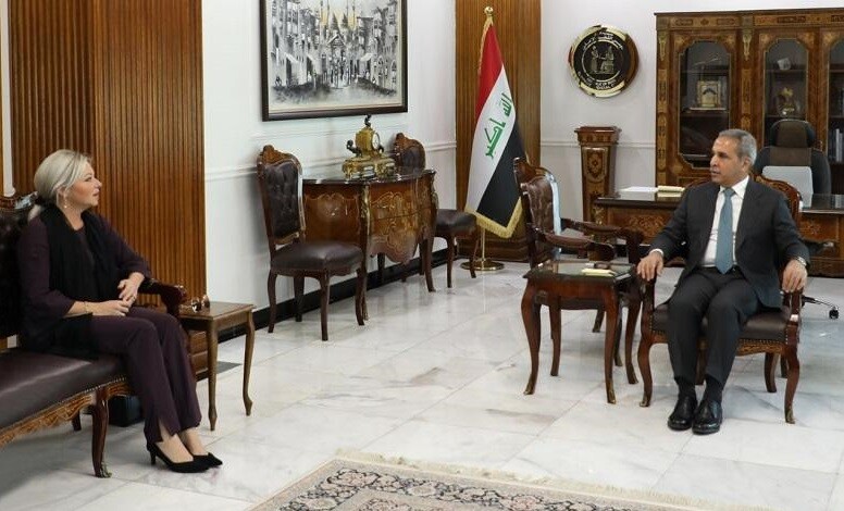 Yüksek Yargı Konseyi Başkanı ile BM Irak Özel Temsilcisi Bir Araya Geldi