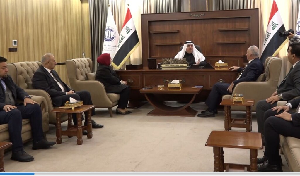 ITC Musul İl Başkanlığından Musul İl Meclisi Başkanı Dr. Ahmet Hasud'a ziyaret