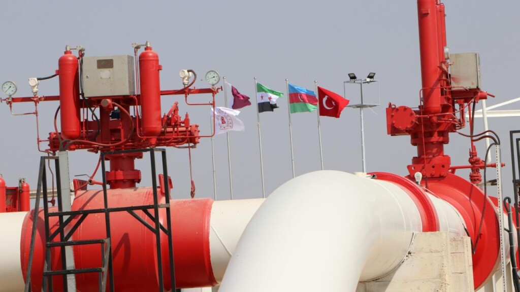 Azerbaycan doğal gazı, Türkiye-Suriye Boru Hattı üzerinden Humus iline ulaştı