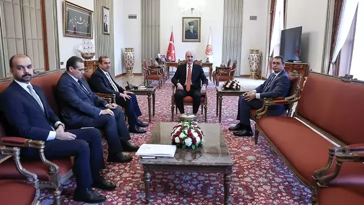 TBMM Başkanı Kurtulmuş, Irak'ın Ankara Büyükelçisi Al-Lachmawi'yi kabul etti