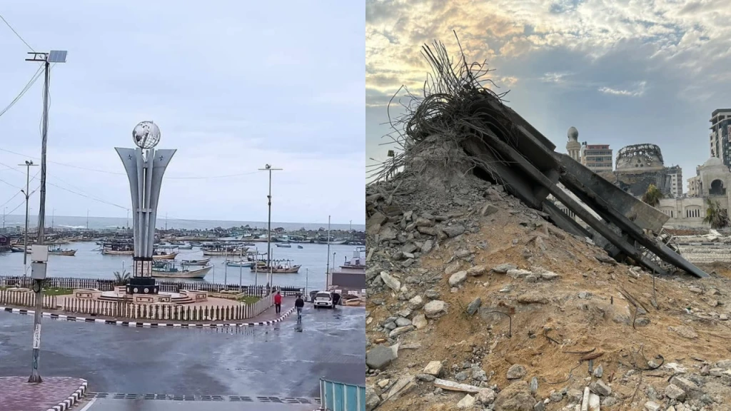 Gazze Limanını ele geçirdiğini duyuran İsrail, Mavi Marmara Şehitleri Anıtı'nı yıktı
