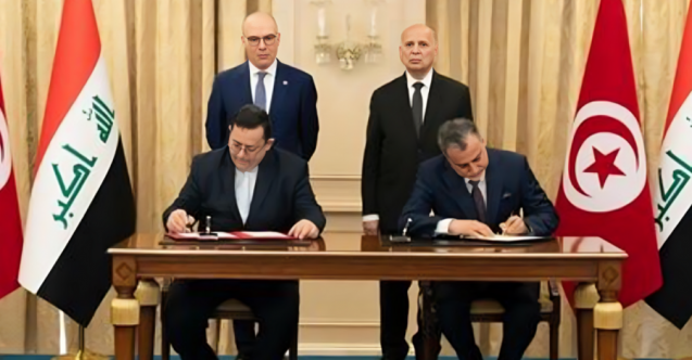 Irak ve Tunus arasında çeşitli alanlarda 18 anlaşma ve mutabakat zaptı imzalandı