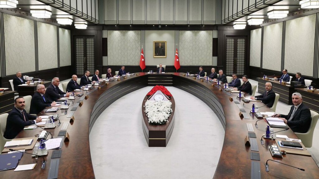 Türkiye Cumhurbaşkanlığı Kabinesi toplandı